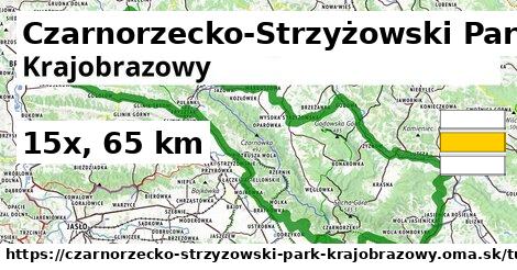 Czarnorzecko-Strzyżowski Park Krajobrazowy Turistické trasy  