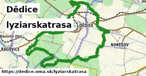 Dědice Lyžiarske trasy  