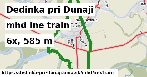 Dedinka pri Dunaji Doprava iná train