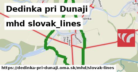 Dedinka pri Dunaji Doprava slovak-lines 