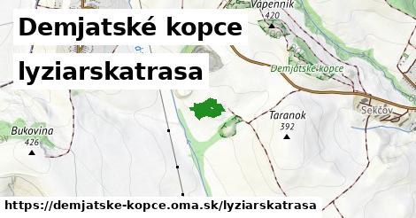 Demjatské kopce Lyžiarske trasy  