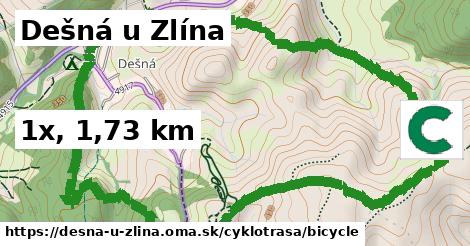 Dešná u Zlína Cyklotrasy bicycle 