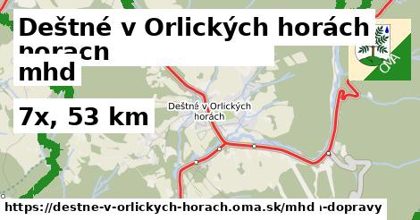 Deštné v Orlických horách Doprava  