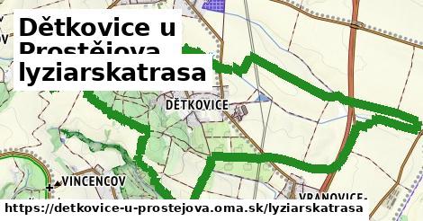 Dětkovice u Prostějova Lyžiarske trasy  