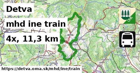 Detva Doprava iná train