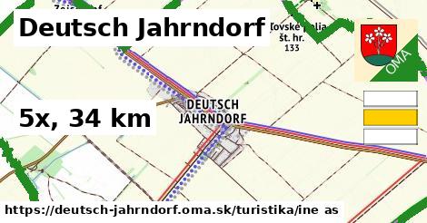 Deutsch Jahrndorf Turistické trasy iná 