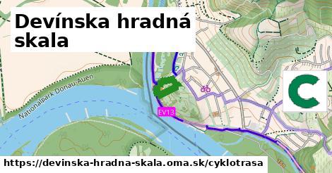 Devínska hradná skala Cyklotrasy  