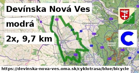 Devínska Nová Ves Cyklotrasy modrá bicycle