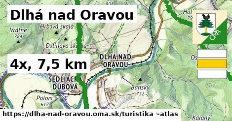 Dlhá nad Oravou Turistické trasy  