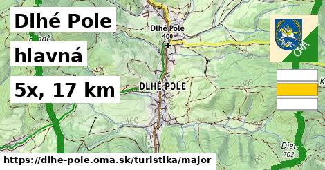 Dlhé Pole Turistické trasy hlavná 