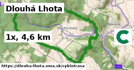 Dlouhá Lhota Cyklotrasy  