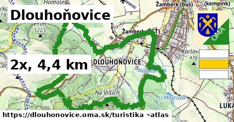Dlouhoňovice Turistické trasy  