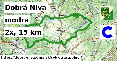 Dobrá Niva Cyklotrasy modrá 