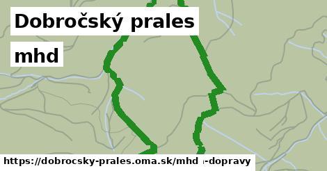 Dobročský prales Doprava  