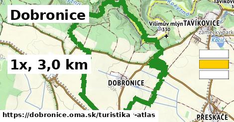 Dobronice Turistické trasy  