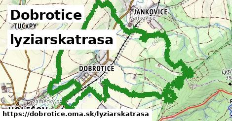 Dobrotice Lyžiarske trasy  