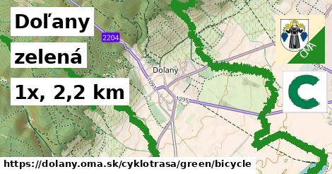 Doľany Cyklotrasy zelená bicycle