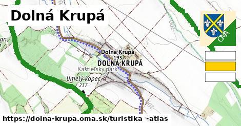 Dolná Krupá Turistické trasy  