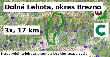 Dolná Lehota, okres Brezno Cyklotrasy bicycle 