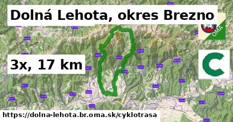 Dolná Lehota, okres Brezno Cyklotrasy  