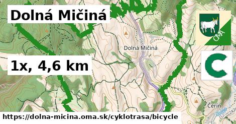 Dolná Mičiná Cyklotrasy bicycle 