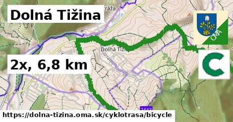 Dolná Tižina Cyklotrasy bicycle 