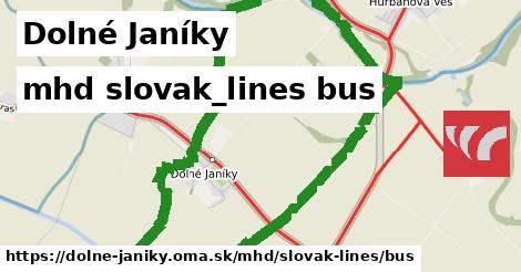 Dolné Janíky Doprava slovak-lines bus