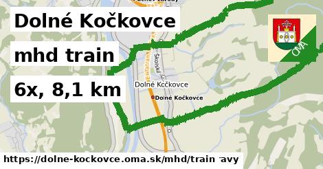 Dolné Kočkovce Doprava train 