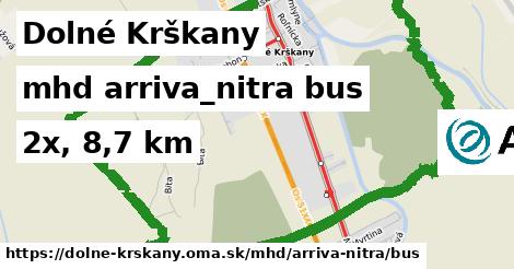 Dolné Krškany Doprava arriva-nitra bus