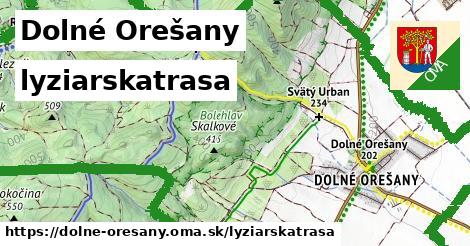 Dolné Orešany Lyžiarske trasy  