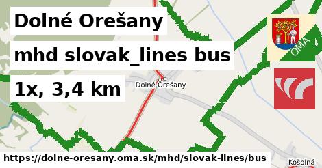 Dolné Orešany Doprava slovak-lines bus