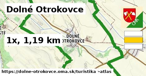 Dolné Otrokovce Turistické trasy  