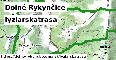 Dolné Rykynčice Lyžiarske trasy  