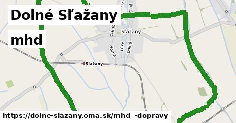 Dolné Sľažany Doprava  