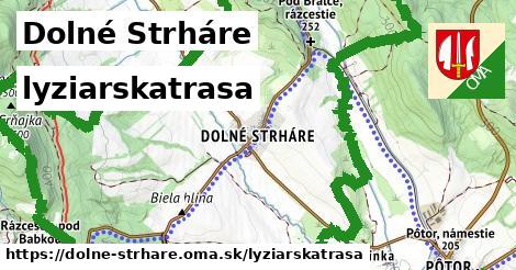 Dolné Strháre Lyžiarske trasy  