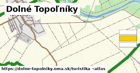 Dolné Topoľníky Turistické trasy  