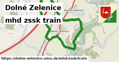 Dolné Zelenice Doprava zssk train