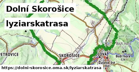 Dolní Skorošice Lyžiarske trasy  