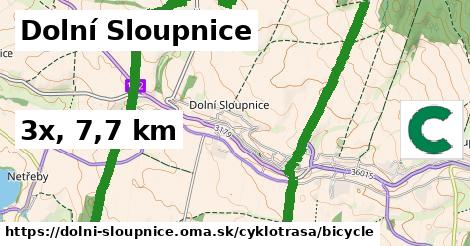 Dolní Sloupnice Cyklotrasy bicycle 