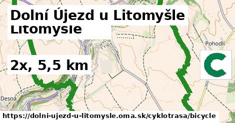 Dolní Újezd u Litomyšle Cyklotrasy bicycle 