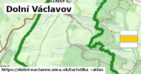 Dolní Václavov Turistické trasy  