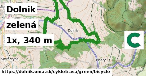 Dolnik Cyklotrasy zelená bicycle