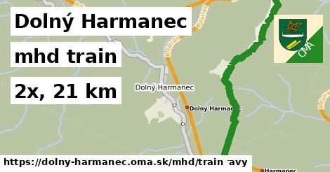 Dolný Harmanec Doprava train 