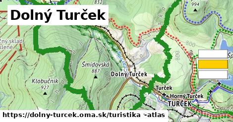 Dolný Turček Turistické trasy  