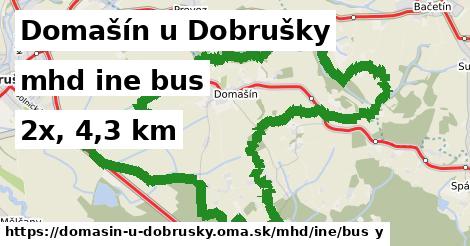 Domašín u Dobrušky Doprava iná bus