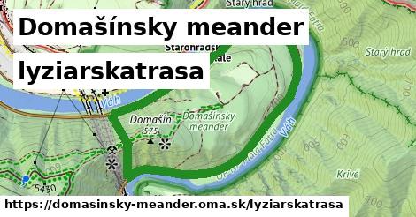 Domašínsky meander Lyžiarske trasy  