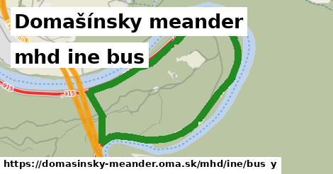 Domašínsky meander Doprava iná bus