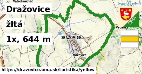Dražovice Turistické trasy žltá 