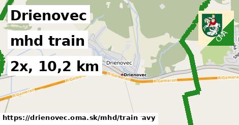 Drienovec Doprava train 