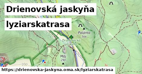 Drienovská jaskyňa Lyžiarske trasy  